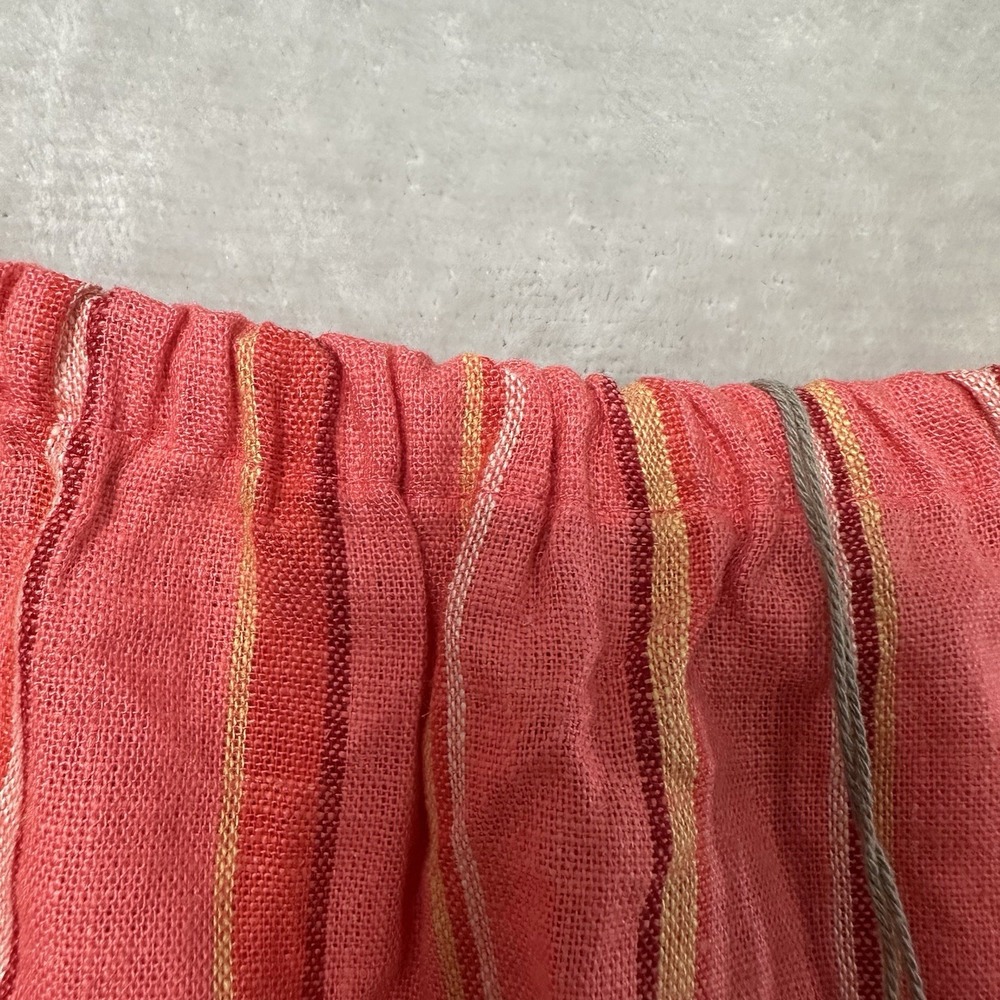 A New Day Women's XXL Dress‎ Pink Striped Sleeveless Shift Linen Blend New - Picture 4 of 14